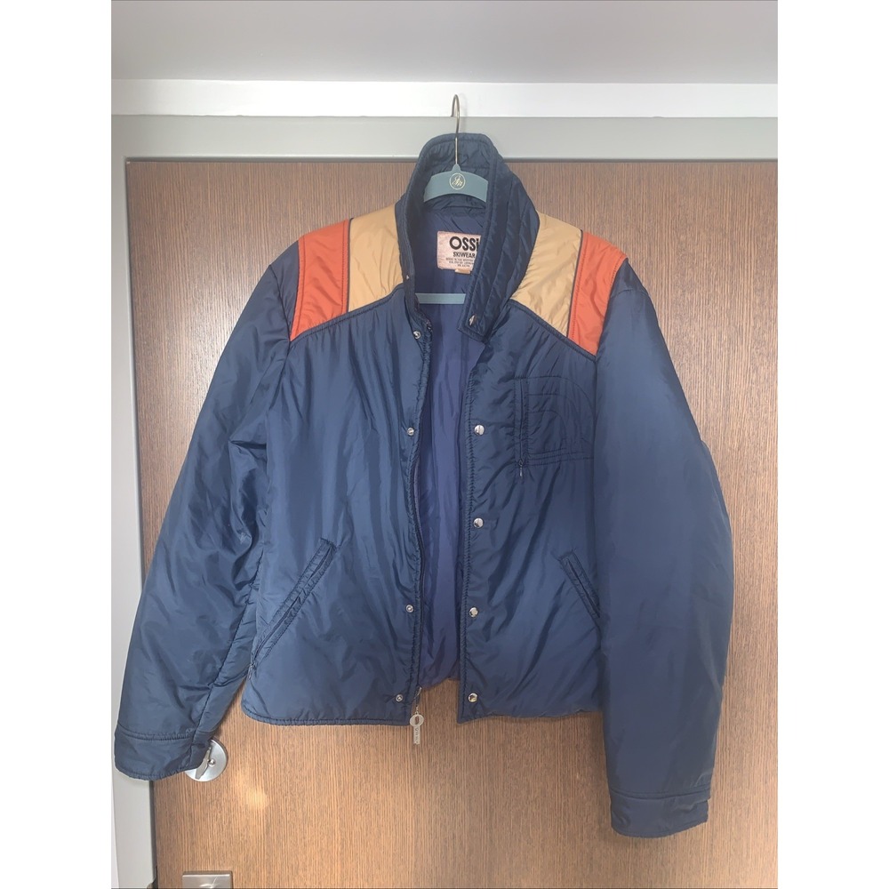 Vintage Ossi Ski Wear Men's Snow Jacket Size Large Please See Measurements